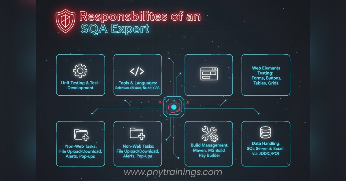 responsibilities of SQA expert 